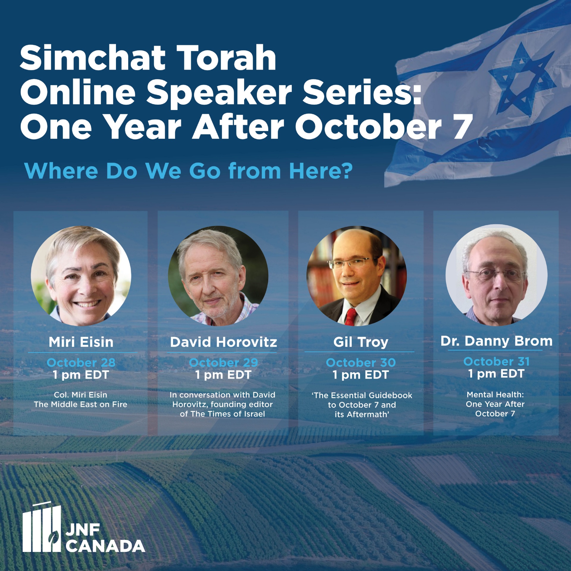Simchat Torah Online Speaker Series Simchat Torah Online Speaker Series